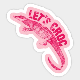 let's croc Sticker